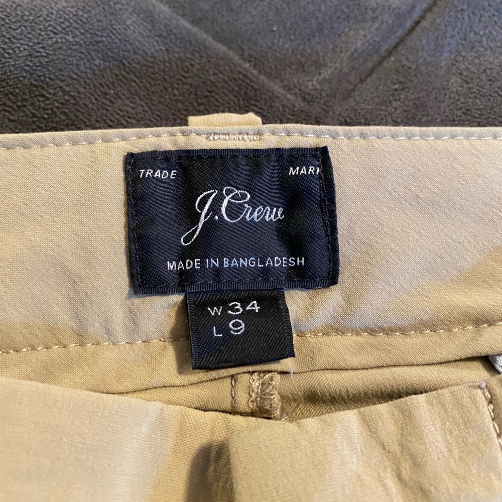 Mens J Crew shorts 34 W 9 L